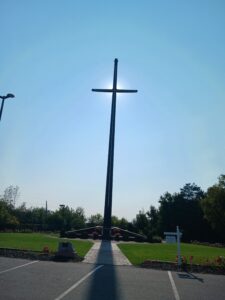 Cross at St. Mary's on St. Georges Ave. Sault Ste. Marie