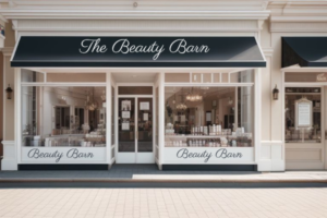 Picture of the store front of The Beauty Barn