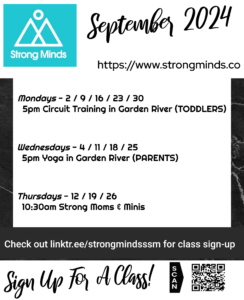 Strong Minds Events for September