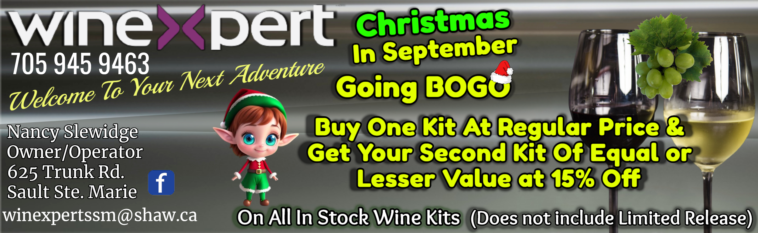 Winexpert September BOGO ad