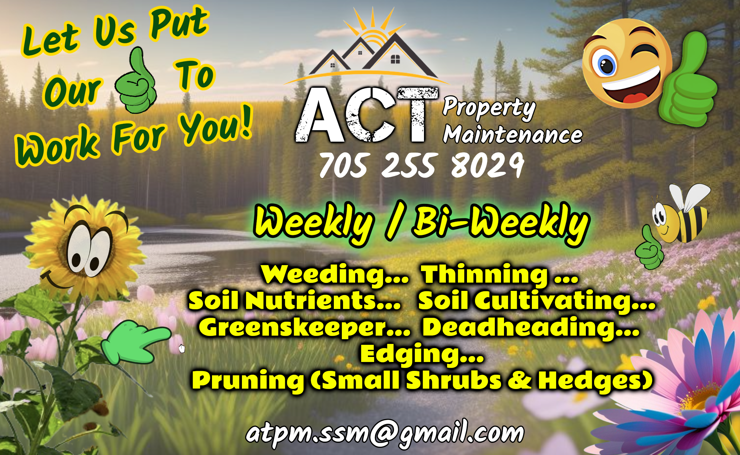 ACT Property Maintenance Gardening ad