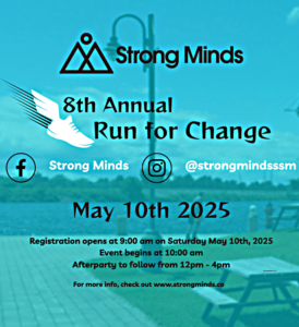 Strong Minds 8th Annual Run For Change - ad