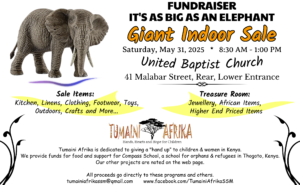 Giant Indoor Garage Sale ad